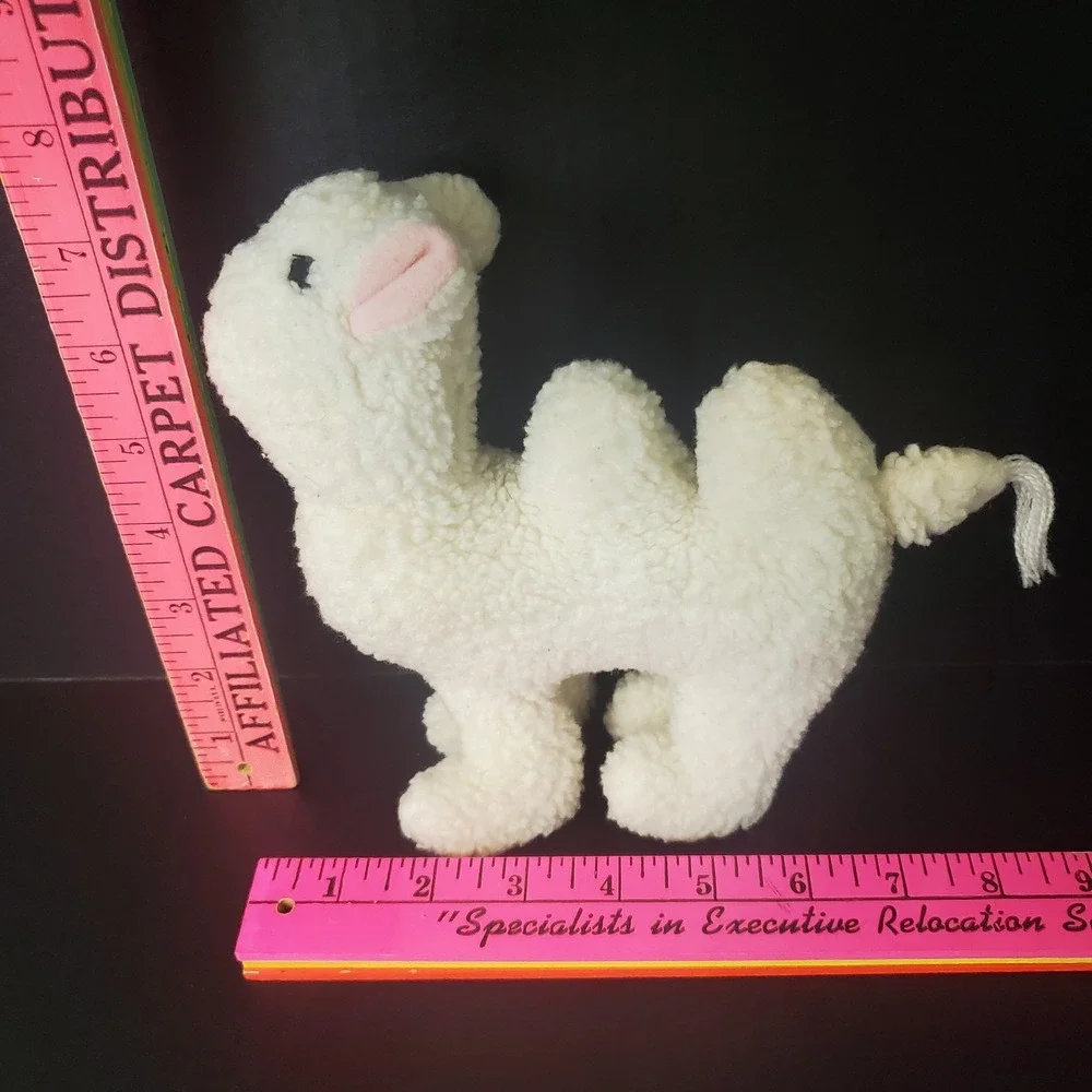 Sherpa Two-Bump Camel DOG TOY Plush Squeaker Belly 7